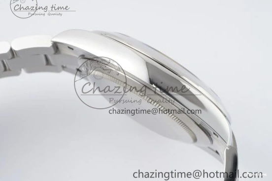 MiroTime 0423 Modern DateJust 41 SS Polished Bezel KING 1:1 Best Edition 904L Steel Blue Roman Dial on Oyster Bracelet VR 2212